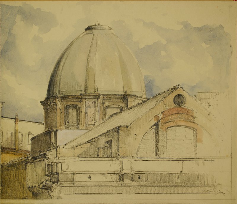 1932 - La chiesa di Santa Maria della Sapienza a Napoli